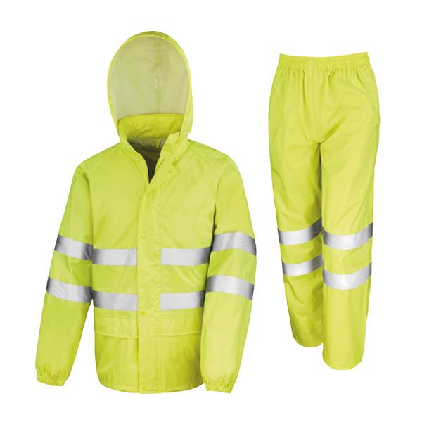 High Viz Waterproof Suit