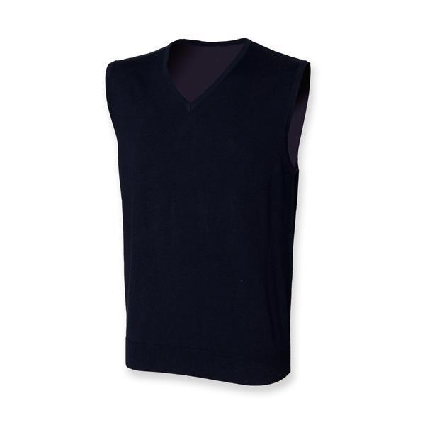 Men`s Lightweight Sleeveless V-Neck Jumper